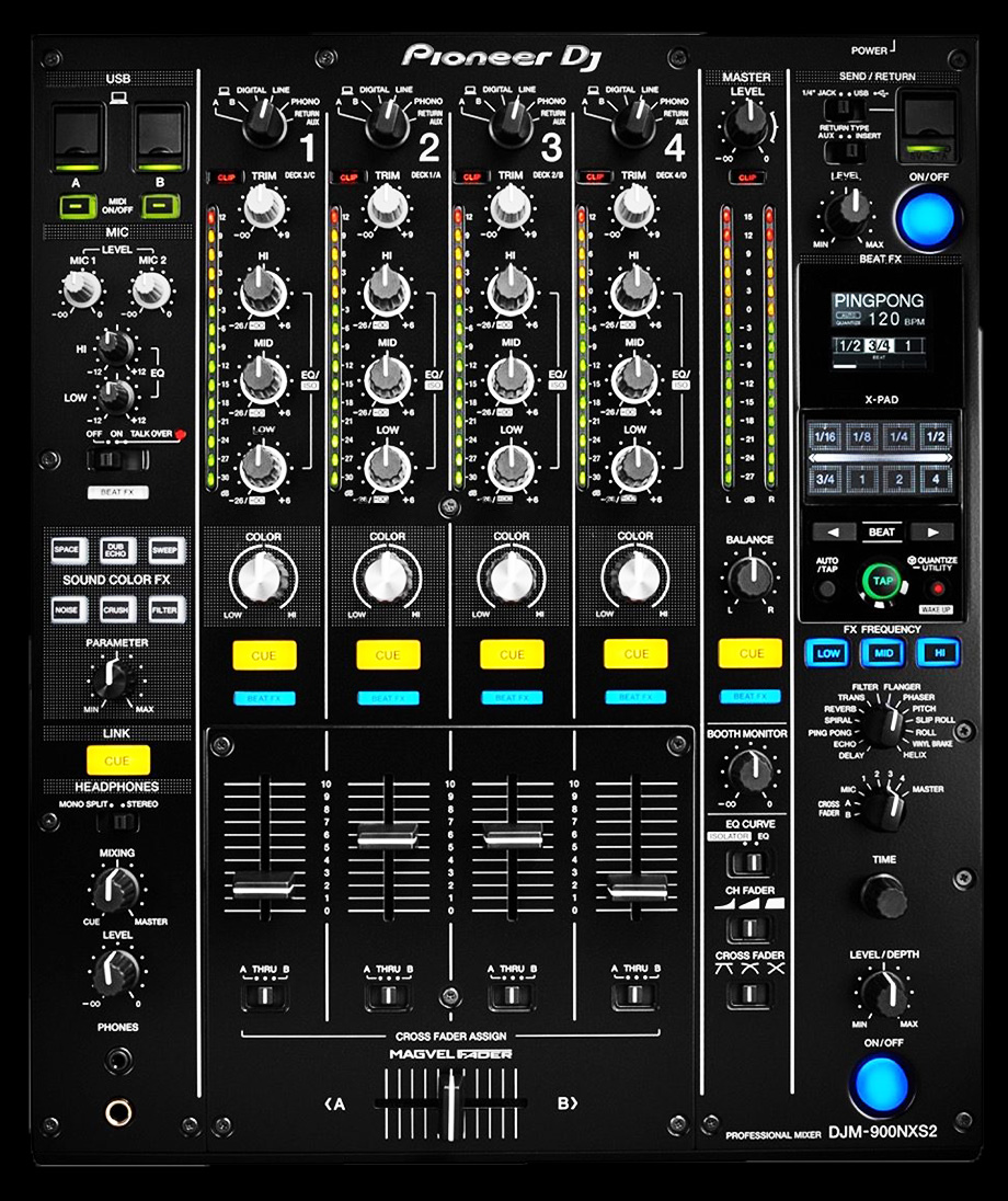 PIONEER DJM-900NXS2 4 CHANNEL PRO MIXER