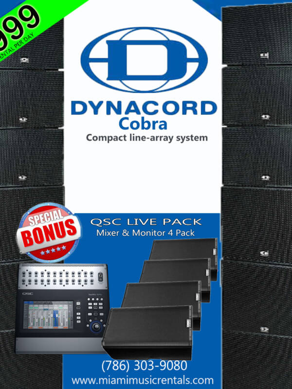 DYNACORD COBRA 4 & LIVE SOUND PACKAGE
