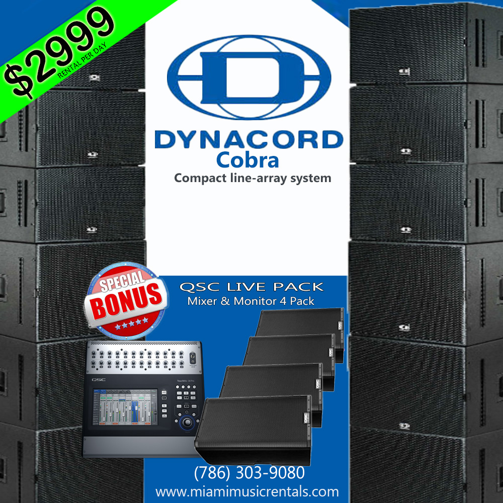 DYNACORD COBRA 4 & LIVE SOUND PACKAGE