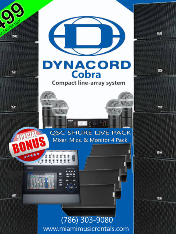 DYNACORD COBRA 4 "LIVE VOCAL SOUND PACKAGE"