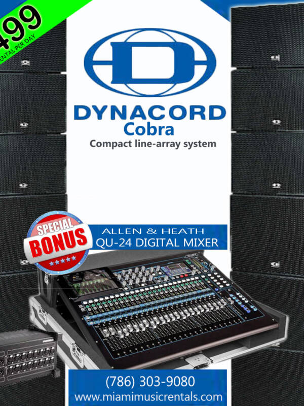 DYNACORD COBRA 4 A&H QU-24 PACKAGE
