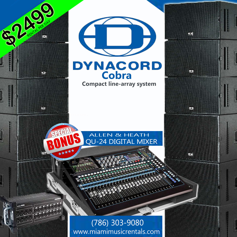 DYNACORD COBRA 4 A&H QU-24 PACKAGE