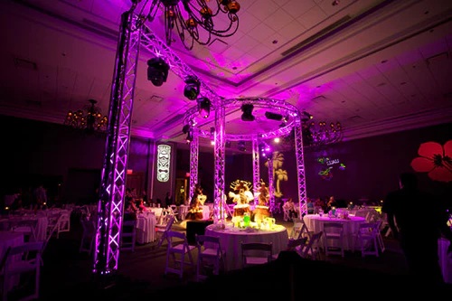 LED Stage Wash/Uplighting with Wireless Controller 4 Pack Rental - Image 5