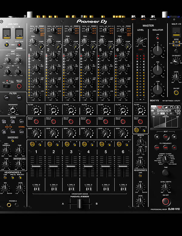 PIONEER DJM-V10 6-CHANNEL PRO MIXER