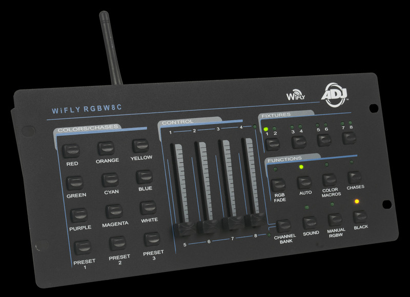 LED Stage Wash/Uplighting with Wireless Controller 4 Pack Rental - Image 7